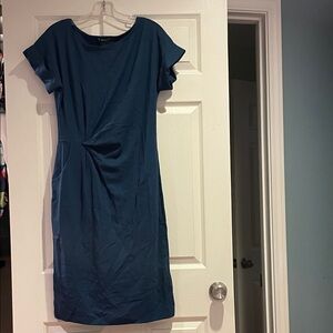 Chic Teal Midi Dress